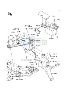 ER-6N ER650C9F GB XX (EU ME A(FRICA) drawing Rear Fender(s)