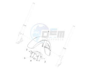 Audace 1400 1380 drawing Front mudguard-Pillar