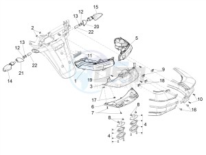 MP3 500 MAXI SPORT-BUSINESS-ADVANCED E4 ABS (EMEA-APAC) drawing Rear headlamps - Turn signal lamps