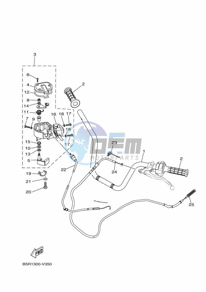 STEERING HANDLE & CABLE