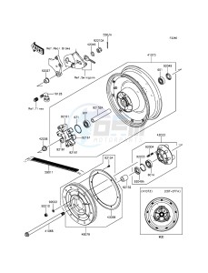 VULCAN 900 CUSTOM VN900CDF GB XX (EU ME A(FRICA) drawing Rear Hub