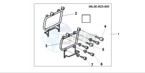 GL1500C F6C drawing LEATHER S.B.STAYS