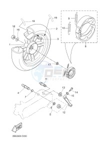 CW50LN BOOSTER (2B6M) drawing REAR WHEEL