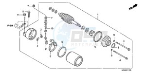 CBF1000A F / CMF drawing STARTING MOTOR