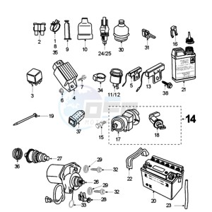 VIVA CA2 drawing ELECTRIC PART