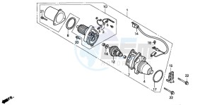 NH80MS drawing STARTING MOTOR