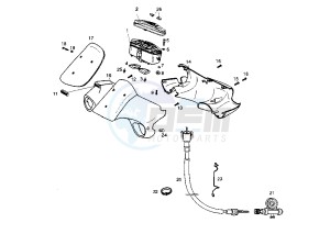 PADDOCK - 50 cc drawing DASHBOARD UNIT