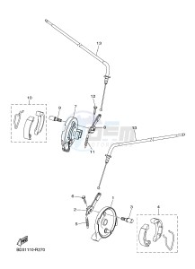 YFM90R YFM09RYXG (BD33) drawing FRONT BRAKE