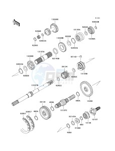 KAF 620 N[MULE 4010 4X4 HARDWOODS GREEN HD] (N9F) N9F drawing TRANSMISSION