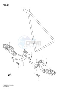 RM-Z450 (E19) drawing FOOTREST