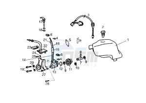 SENDA SM X-TREM EU2 - 50 cc drawing OIL PUMP