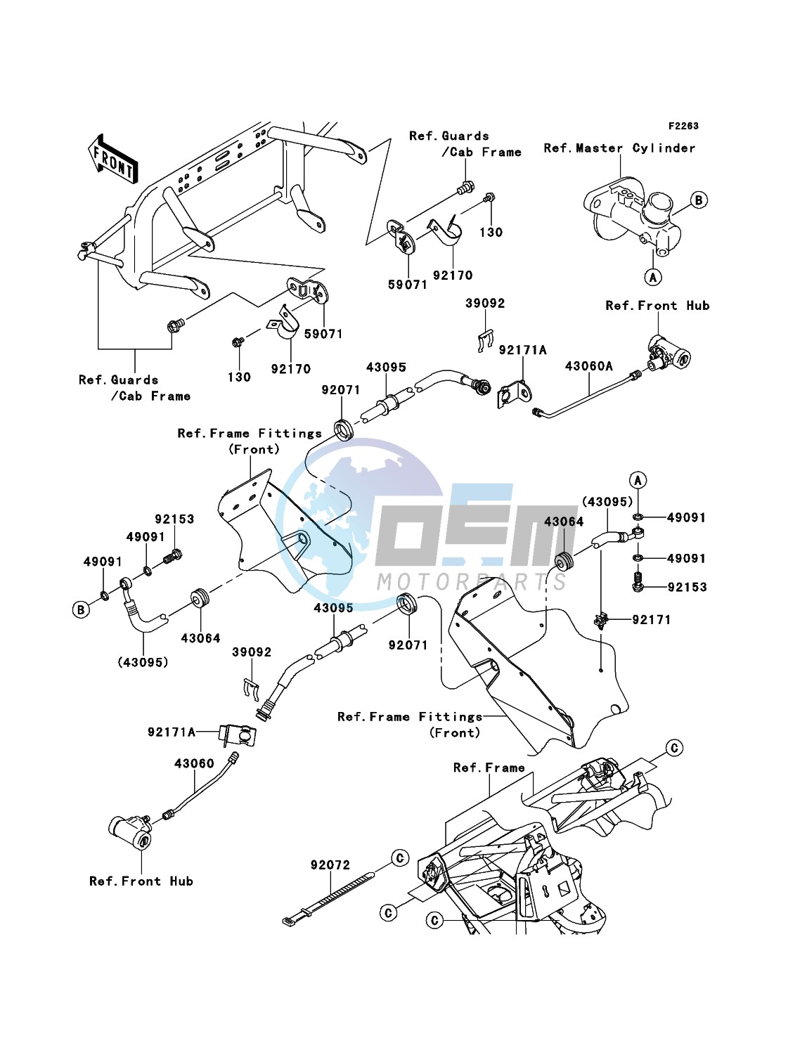 Front Brake Piping