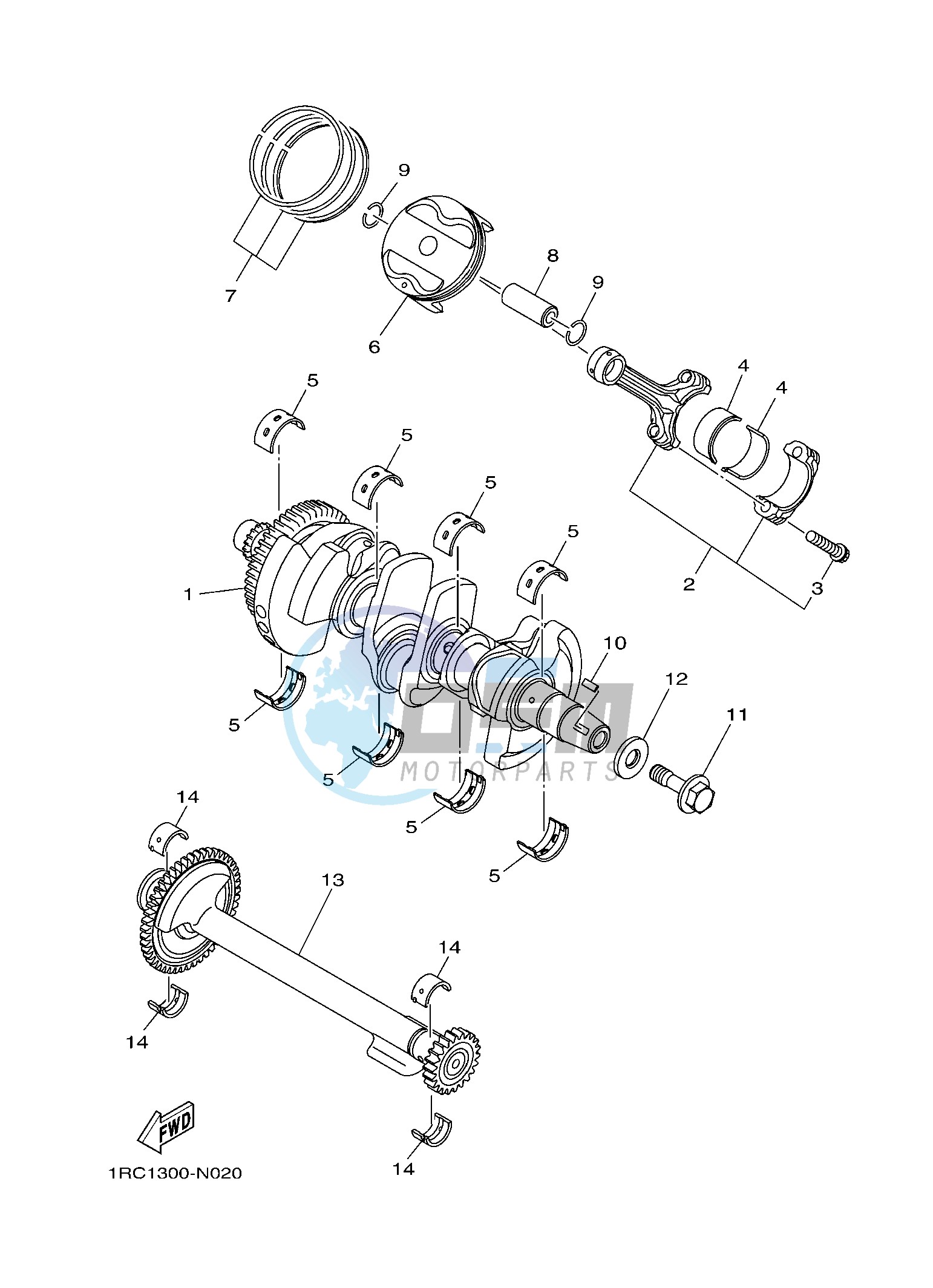 CRANKSHAFT & PISTON