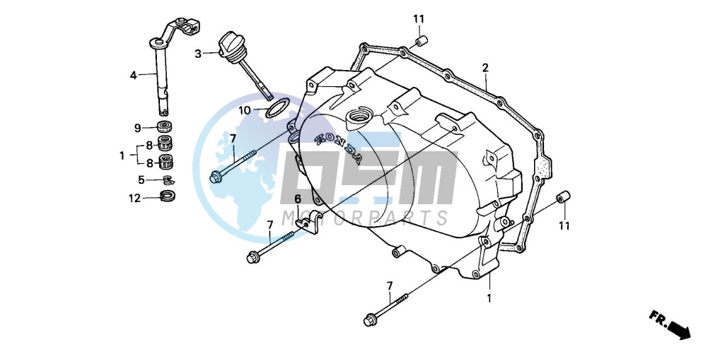 RIGHT CRANKCASE COVER