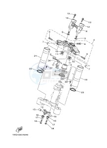 MT07 700 (1WS7 1WS9) drawing STEERING