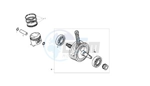 SENDA R BAJA - 125 CC 4T BAJA EU3 drawing CRANKSHAFT