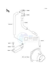 JT 750 C [750 STX] (C1) [750 STX] drawing BILGE SYSTEM