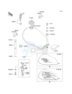 KE 100 B [KE100] (B16-B20) [KE100] drawing FUEL TANK