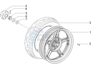 NRG 50 power DT drawing Rear Wheel