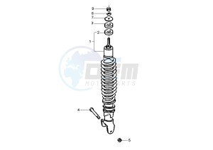 SKIPPER 4T 125-150 drawing Rear Damper