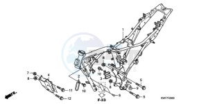 CBF125MA Europe Direct - (ED) drawing FRAME BODY