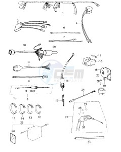 KM 100 A (A1 till A7) drawing CHASSIS ELECTRICAL EQUIPMENT