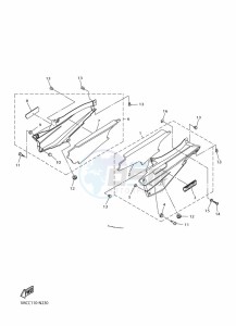 FJR1300-AE (BNP5) drawing SIDE COVER