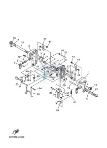 9-9F drawing FRONT-FAIRING-BRACKET