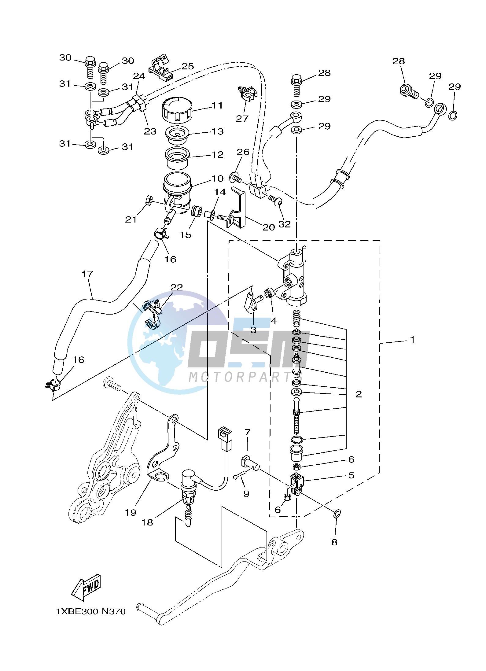 REAR MASTER CYLINDER