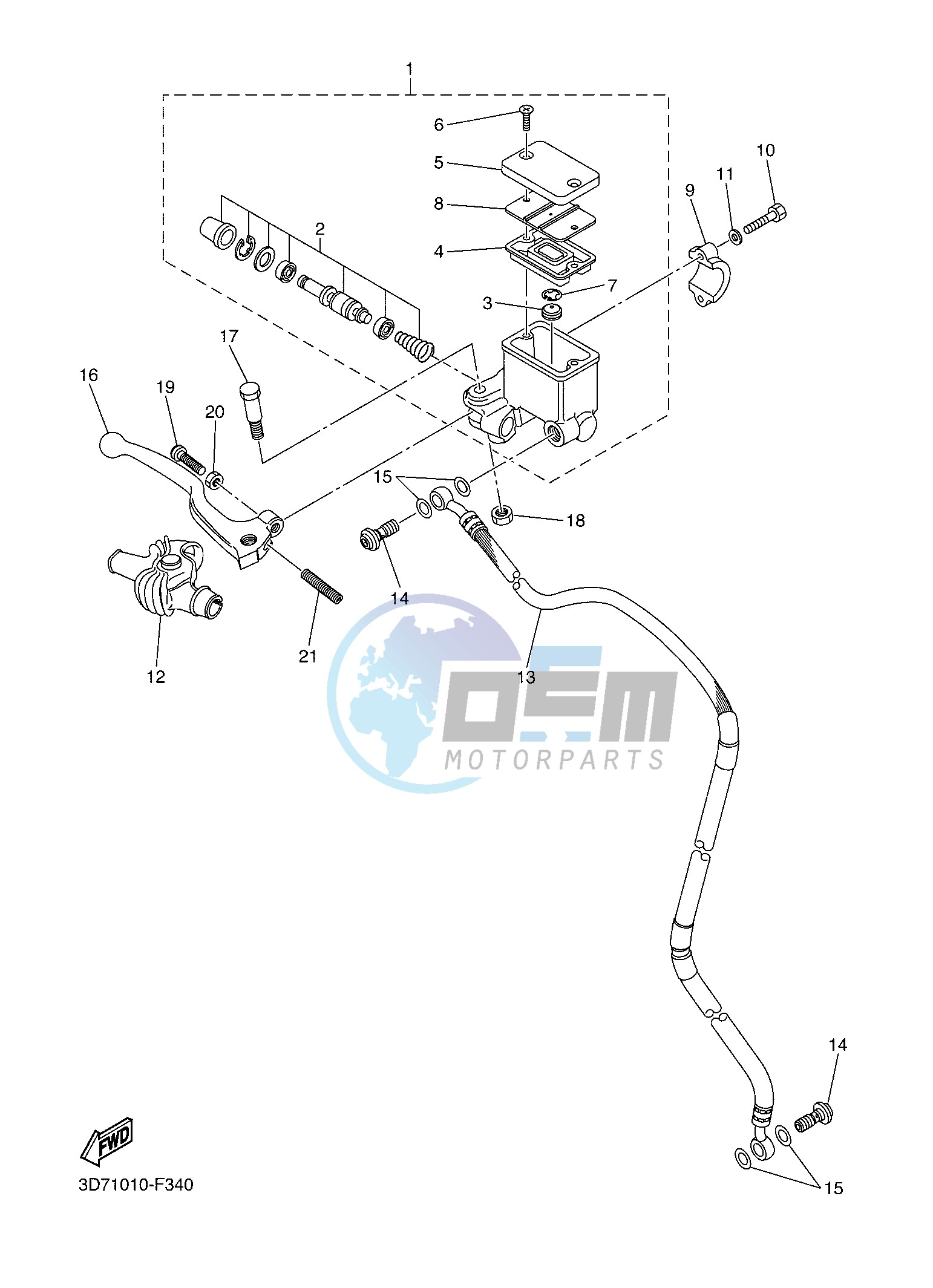 FRONT MASTER CYLINDER