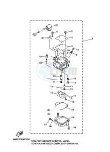 F25AET-NV drawing CARBURETOR