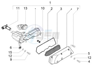 NRG 50 power DT drawing Air Cleaner