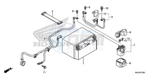 VFR1200XD Europe Direct - (ED) drawing BATTERY