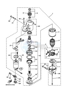 F115AETL drawing STARTER-MOTOR