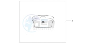 XL700VA9 UK - (E / ABS MKH) drawing TOP BOX INNERBAG