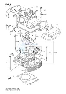 VZ1500 (E3-E28) drawing FRONT CYLINDER HEAD