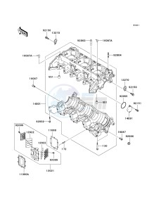 JT 1200 [1200 STX-R] (A1-A2) [1200 STX-R] drawing CRANKCASE