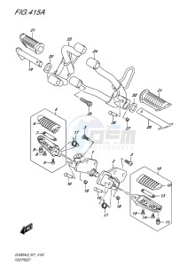 DL650 ABS V-STROM EU drawing FOOTREST