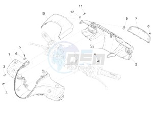 MEDLEY 150 4T IE ABS E4-2016-2018 (EMEA) drawing Handlebars coverages