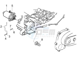 Runner 50 Pure Jet SC drawing Starter - Electric starter