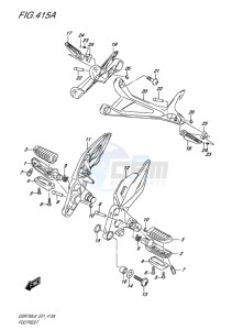 GSR750 EU drawing FOOTREST