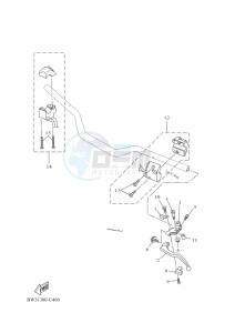 XTZ690 TENERE 700 (BEH3) drawing HANDLE SWITCH & LEVER