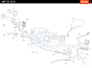 MRT-50-BLACK drawing HANSLEBARS