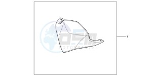 CBR600FAB CBR600F ABS E drawing HIGH WINDSCREEN