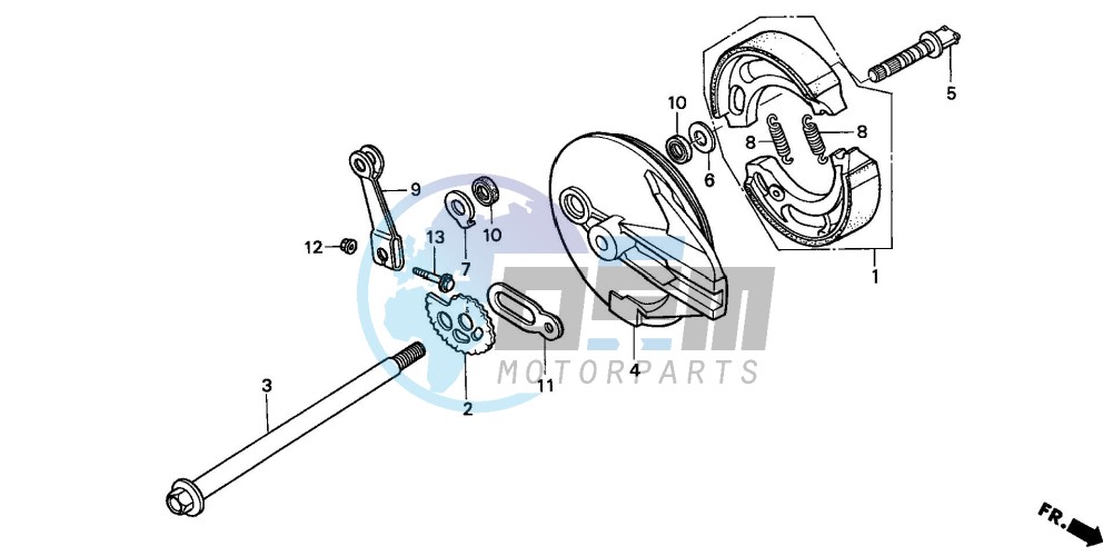 REAR BRAKE PANEL