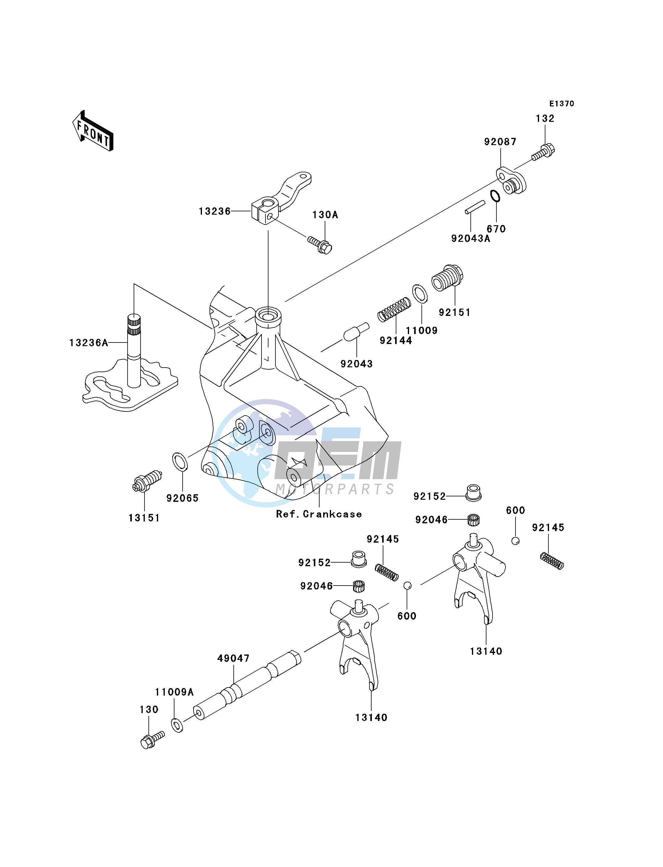 GEAR CHANGE MECHANISM