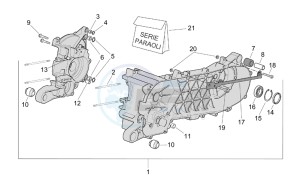 SR 50 IE-Carburatore 50 drawing Crankcase