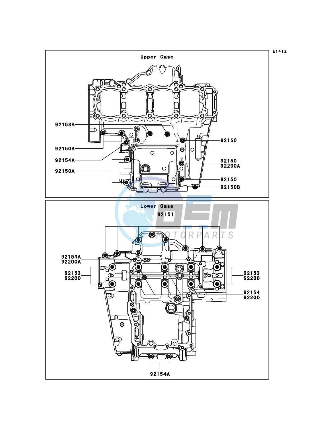 Crankcase Bolt Pattern