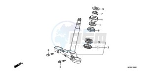 CBF1000S9 France - (F / ABS CMF) drawing STEERING STEM