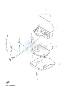 WR250F (2GBH) drawing TAILLIGHT